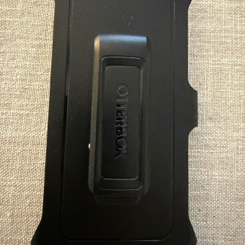 OtterBox Black Phone Case with Belt Clip 14 Pro